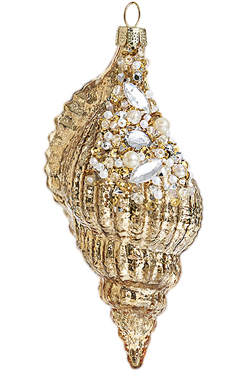 Ракушка Турителла золотая винтаж GLT1314